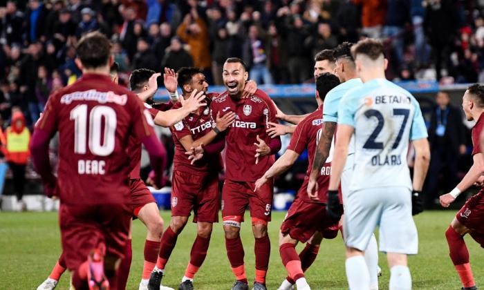 CFR Cluj a învins în deplasare, cu scorul de 2-0 echipa FCSB