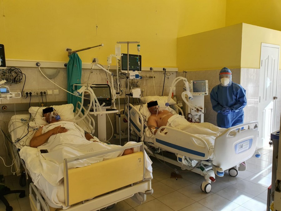 149 de pacienți sunt internați pe secțiile COVID-19 ale Spitalului Județean de Urgență Arad, dintre care 20 sunt pe Anestezie și Terapie Intensivă