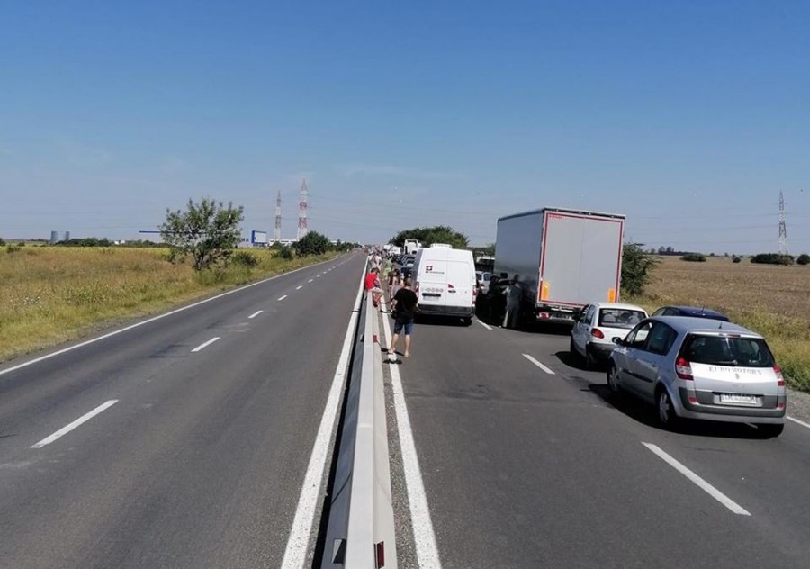 Circulație închisă pe DN 69 Timișoara - Arad