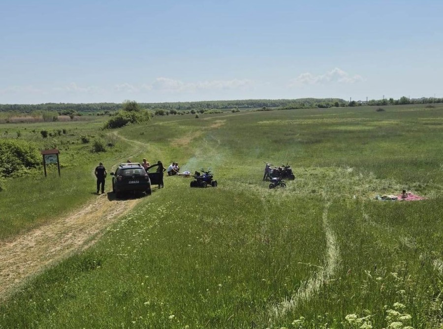 Amenzi peste 20.000 de lei pentru acces cu ATV-uri și motociclete în Parcul Natural Lunca Mureșului