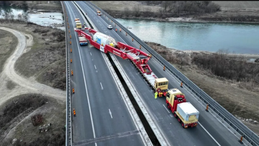 Transport agabaritic în vestul țării