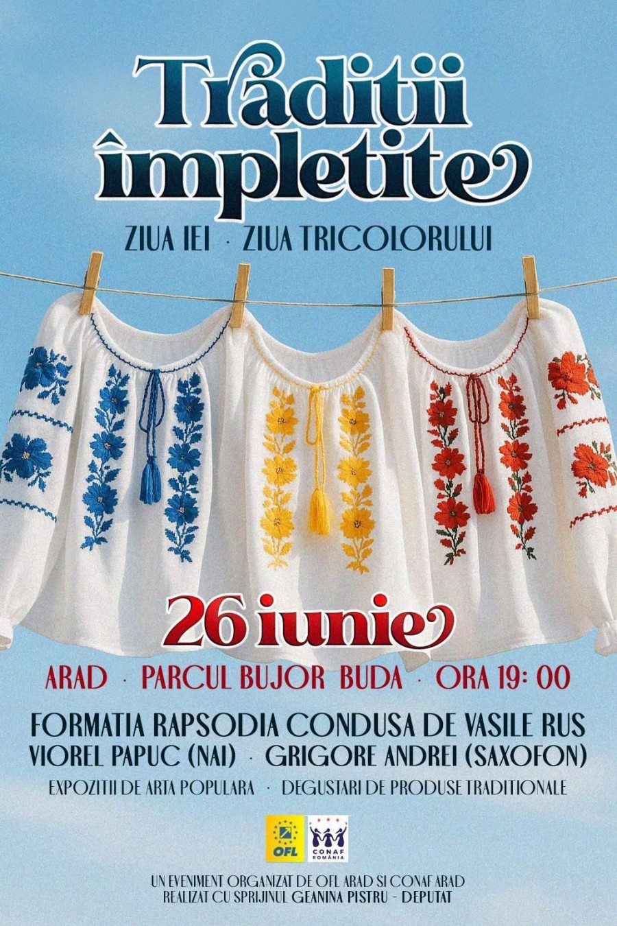 „Tradiții împletite”: Ziua Iei sărbătorită la Arad!