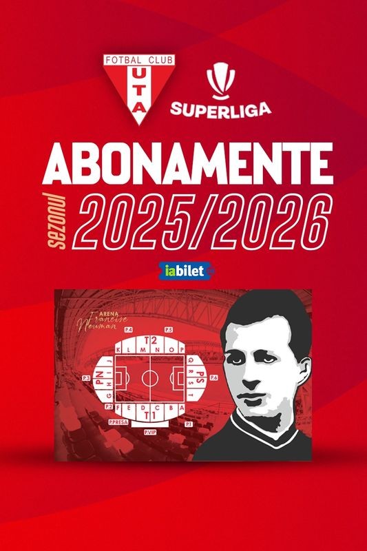 Abonament UTA Arad sezon 2025-2026