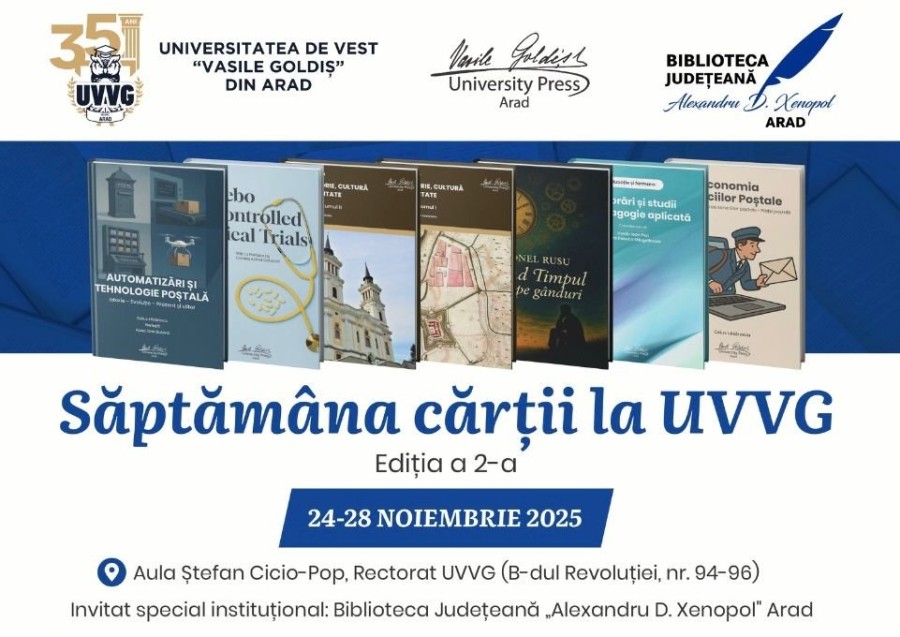 Săptămâna Cărții la Universitatea de Vest „Vasile Goldiș” din Arad
