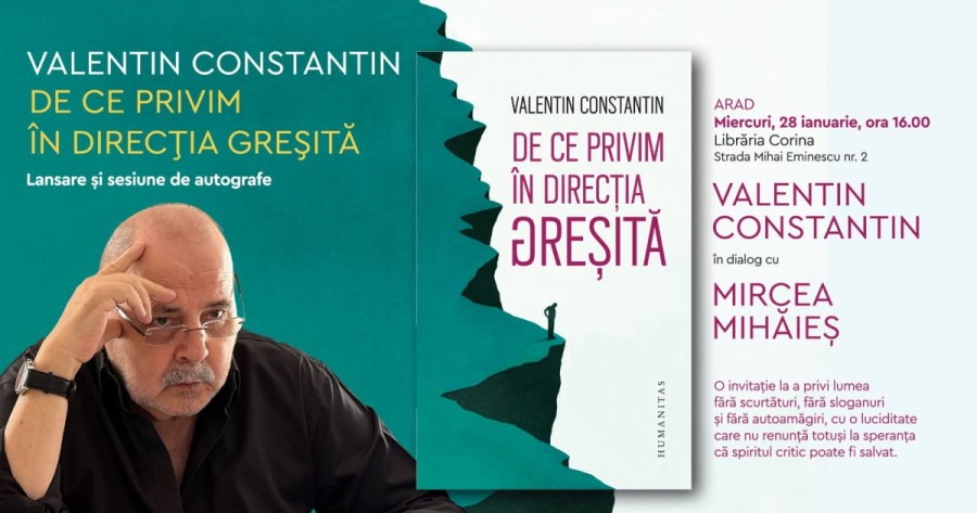 „De ce privim în direcția greșită?” Răspunsul îl veți găsi la Librăria CORINA