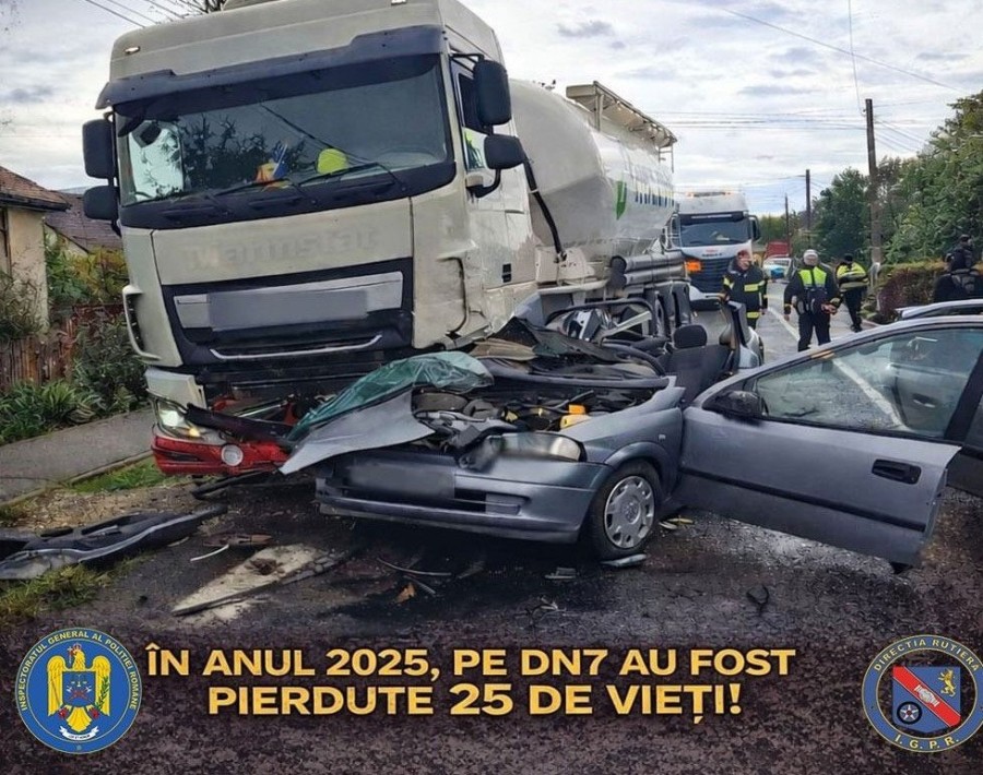 Trafic monitorizat pe DN 7: vezi în ce interval orar va avea loc acțiunea de astăzi a Poliției Rutiere