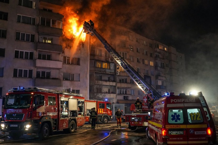Incendiu izbucnit la un apartament pe strada Tarafului