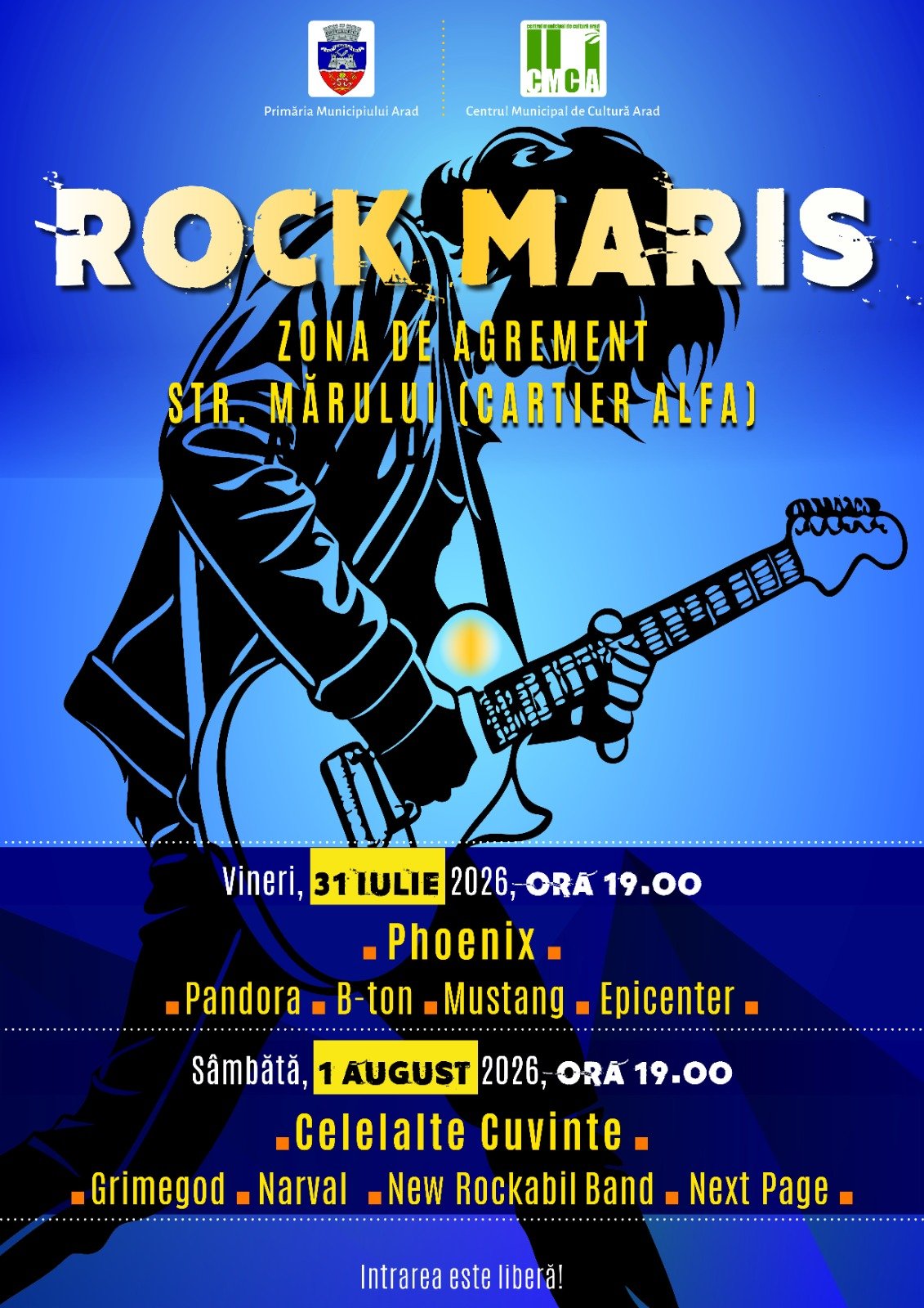 Festivalul „Rock Maris“, ediția 2026, la Arad