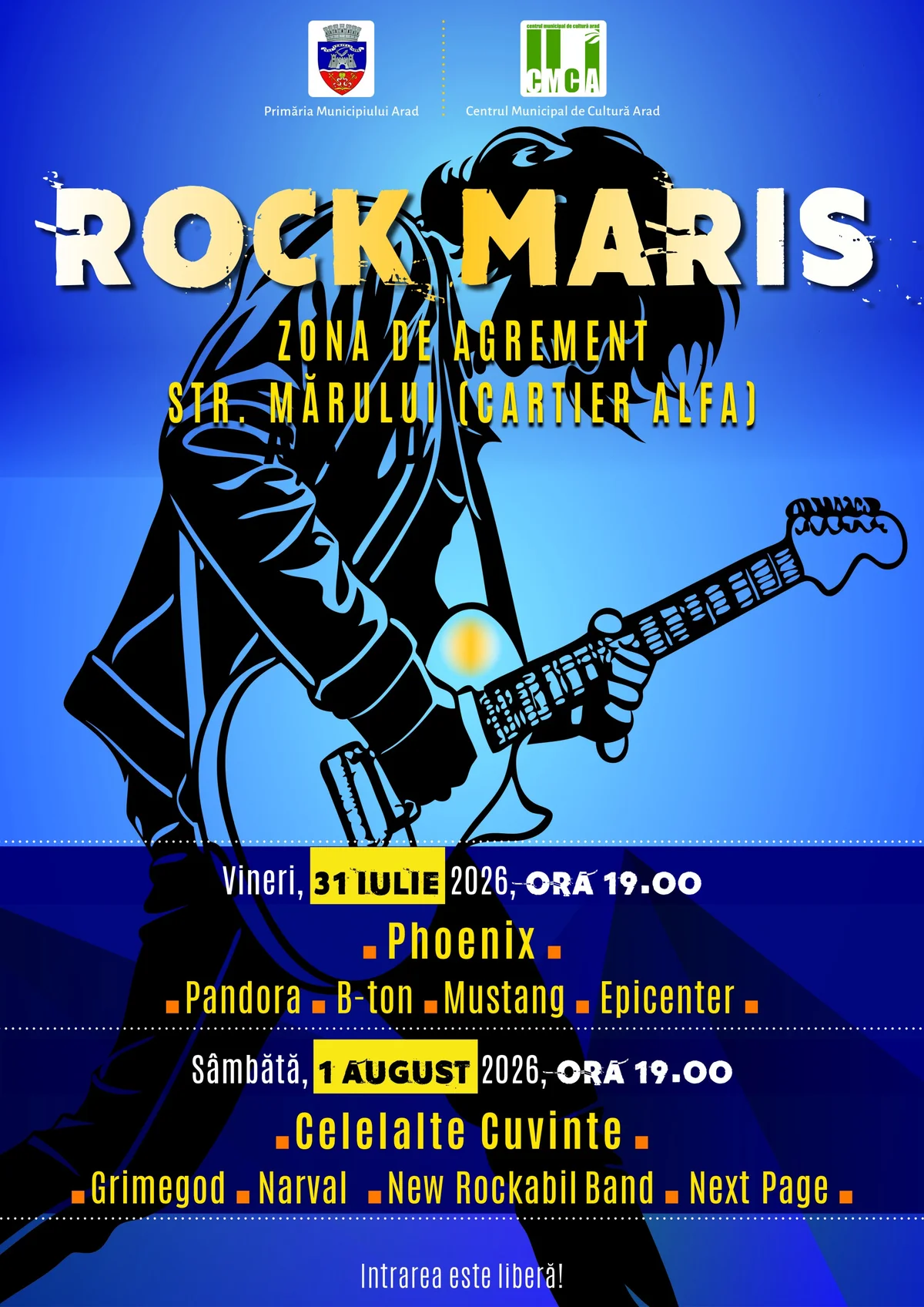 Festivalul Rock Maris revine la Arad cu două concerte în 2026