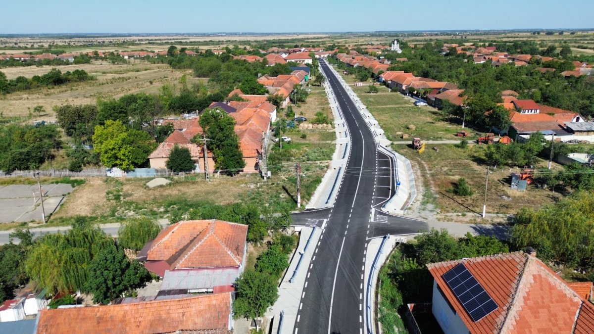 Drumul județean Cermei – Beliu este modernizat