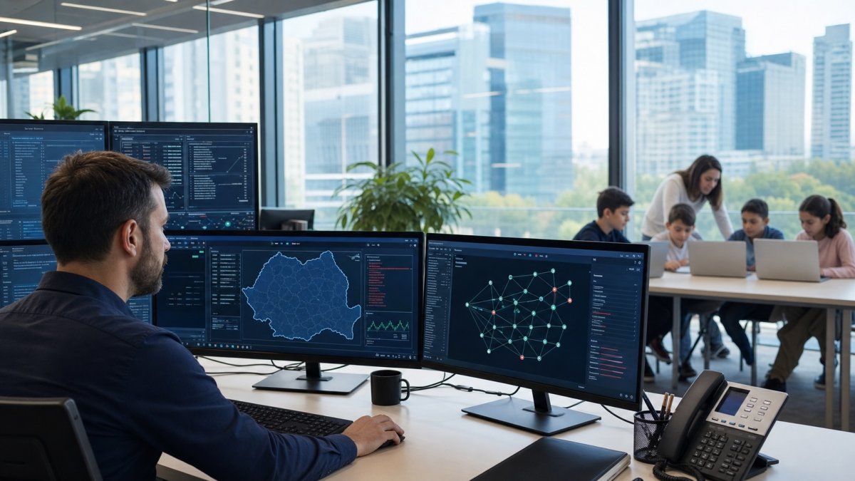 România accelerează investițiile în AI: 235 de milioane de lei pentru securitate cibernetică și mii de elevi instruiți