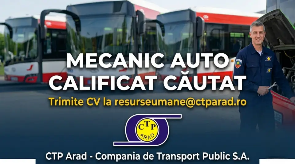 Compania de Transport Public angajeaza  Mecanic auto calificat