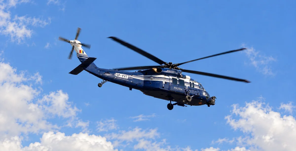 Poliția Arad urmărește din elicopter șoferii pe 9 și 10 octombrie
