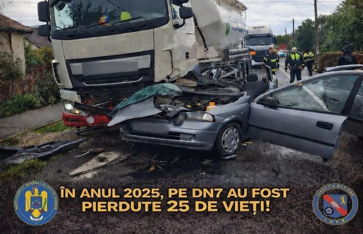 IPJ Arad controlează joi, 15 octombrie, DN 7 între orele 14:00-18:00