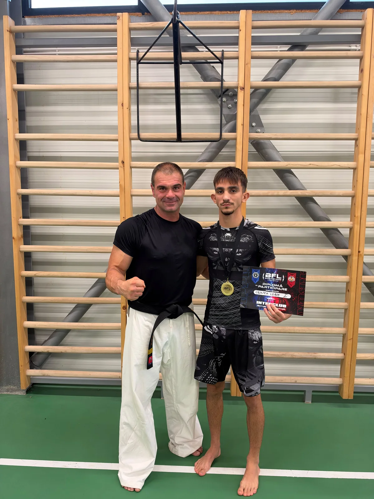 Cristea Lorin, de la CS Combat Team Șiria, a câștigat MMA în cușcă